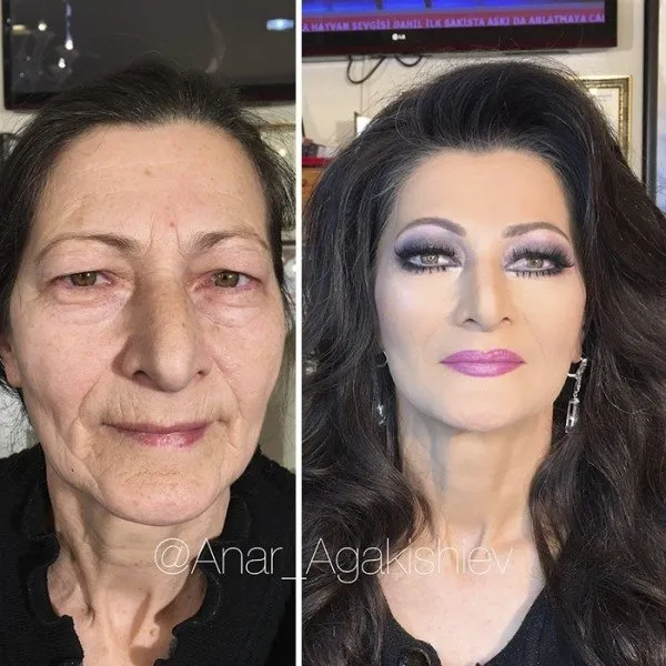 Makyajla gelen büyük değişim!