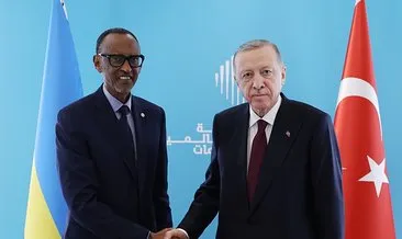 Başkan Erdoğan’ın Ruanda Cumhurbaşkanı Kagame ile görüştü