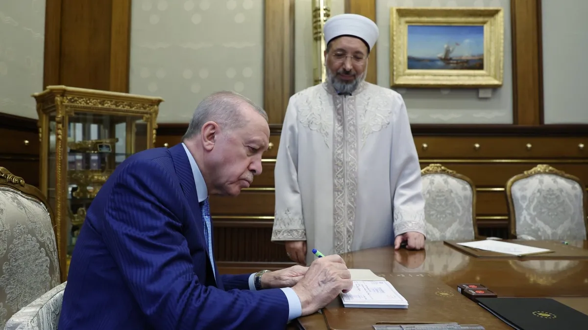 Başkan Erdoğan, kurban vekaletini Diyanet Vakfına verdi Başkan Erdoğan, kurban vekaletini Diyanet Vakfına verdi