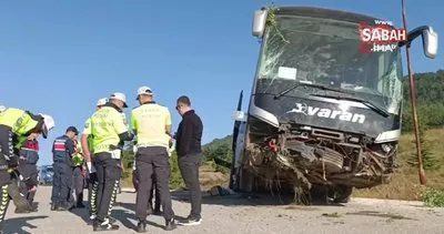Yolcu otobüsü yoldan çıktı: 2’si ağır 14 yaralı | Video