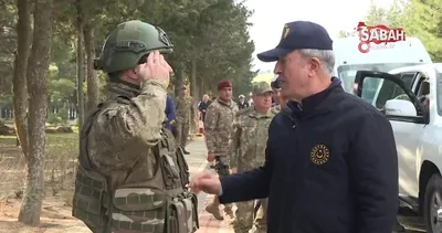 Bakan Akar ve beraberindeki TSK komuta kademesi Gökçeada’da | Video