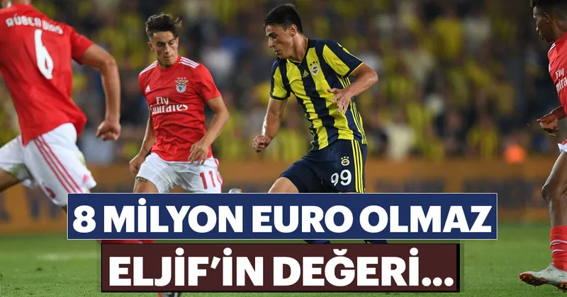 Fenerbahce Eljif Elmas In Degerini Belirledi Spor Haberleri