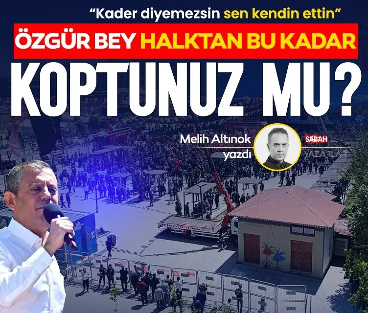 Kader diyemezsin sen kendin ettin