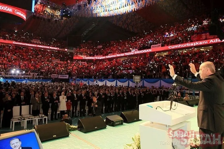Cumhurbaşkanı Erdoğan AK Parti’nin seçim manifestosunu Sinan Erdem’de duyurdu