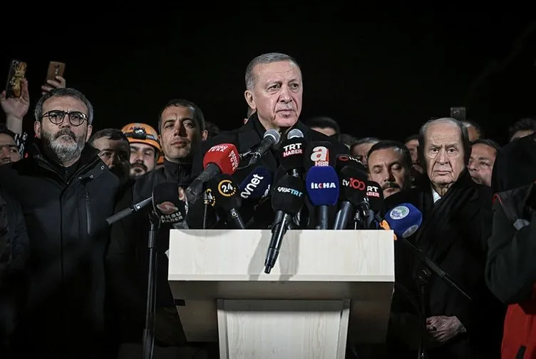 Başkan Erdoğan ve Bahçeli Kahramanmaraş'ta konteyner kenti ziyaret etti!