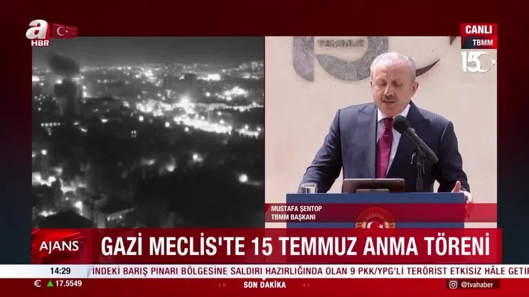 Gazi Meclis'te 15 Temmuz anma töreni! TBMM Başkanı Şentop'tan önemli açıklamalar | Video