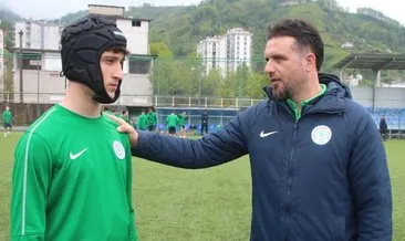 Çaykur Rizespor’un beyin kanaması geçiren genç futbolcusu sahalara döndü