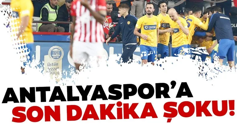 Antalyaspor ile MKE Ankaragücü yenişemedi