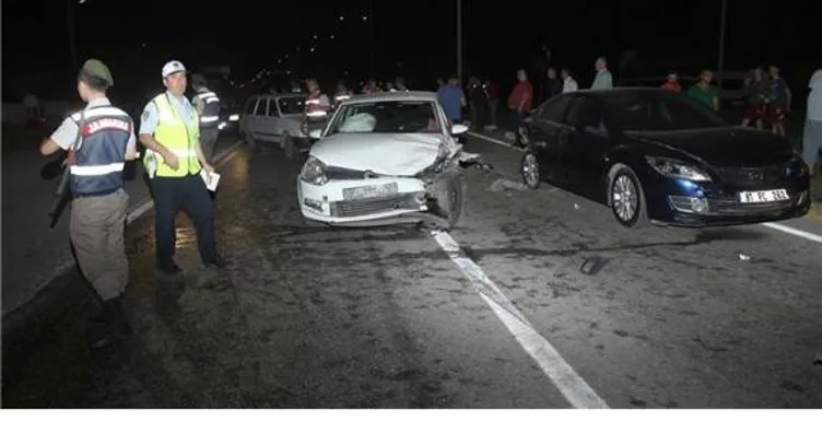 Düzce’de zincirleme trafik kazası: 8 yaralı