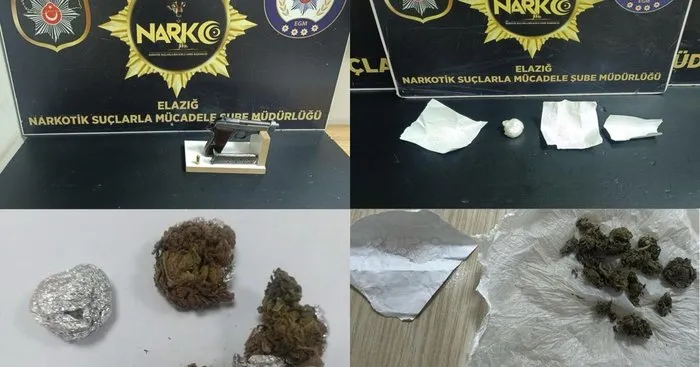 Elazığ’da uyuşturucu operasyonu:1 tutuklama