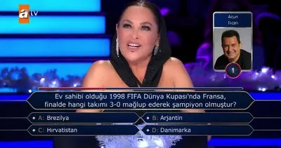 Milyoner’de Hülya Avşar, soruyu telefonda Acun Ilıcalı’ya sordu Üstüme oynanan bir soru bu! | Video