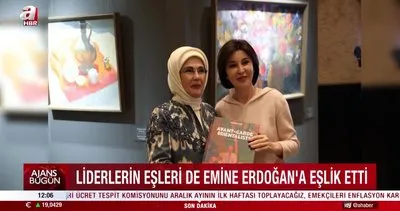Emine Erdoğan’dan Semerkand’da sergi ziyareti | Video