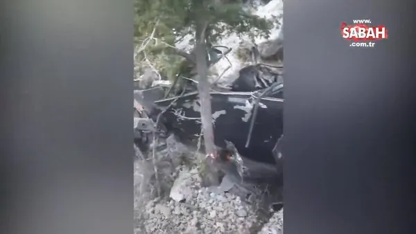 Tarsus'ta uçuruma düşen otomobil sürücüsü öldü