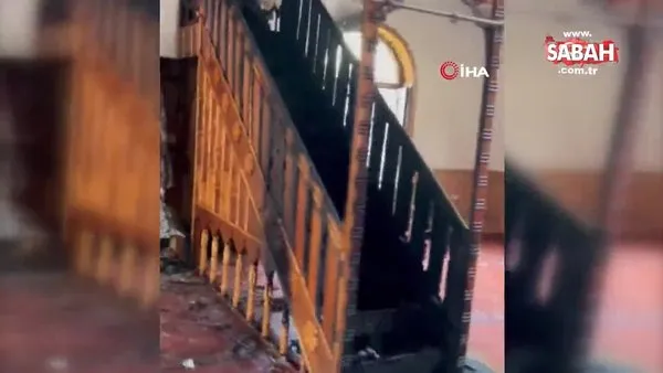 Kosova'daki Mamuşa Merkez Camii yangında büyük hasar gördü | Video