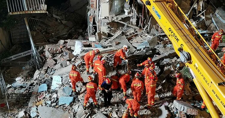 Çin’de otel binası çöktü: 8 ölü