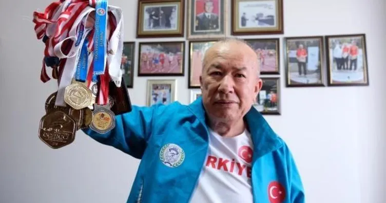 72 yaşında atletizmde Türkiye rekorları kırıyor