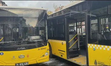 Beyoğlu’nda 2 İETT otobüsü çarpıştı!