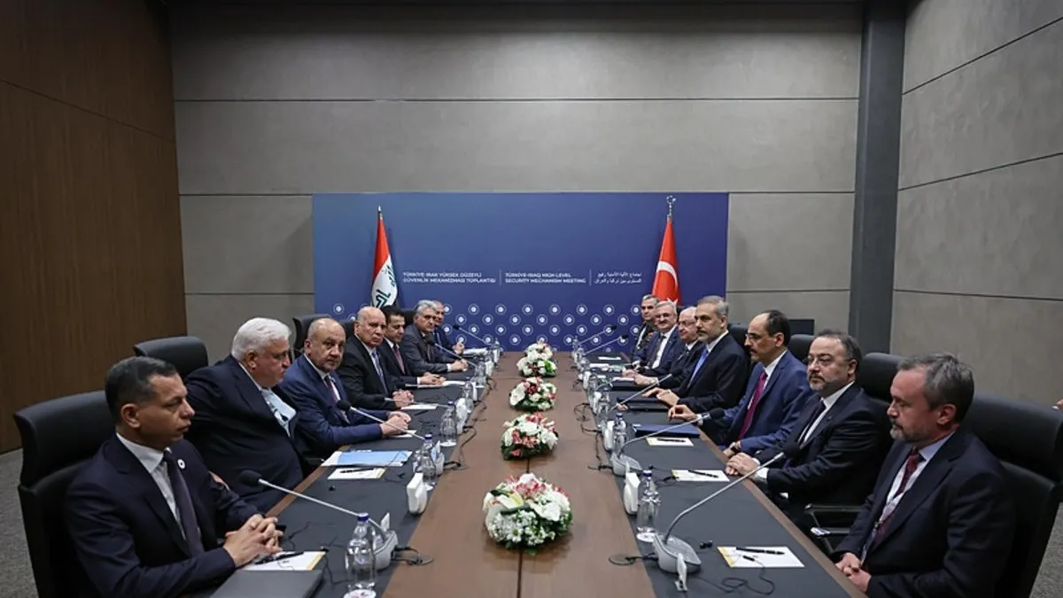 Türkiye-Irak Yüksek Düzeyli Güvenlik Toplantısı’na ilişkin ortak bildiri yayımlandı!