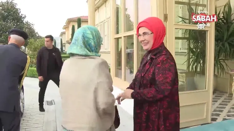 Emine Erdoğan, lider eşleri ve BM Habitat İcra Direktörü Sharif ile görüştü