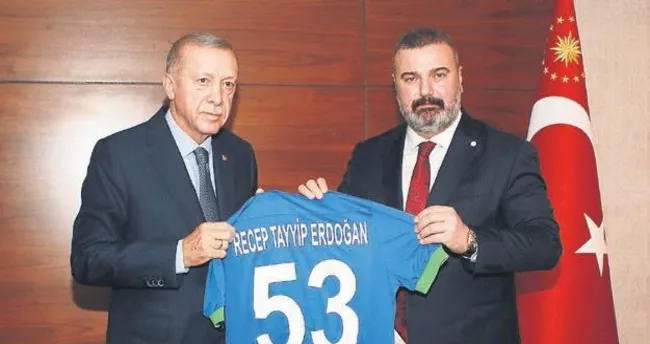 Başkan Recep Tayyip Erdoğan Rizespor’u kabul etti Başkan Recep Tayyip Erdoğan Rizespor’u kabul etti