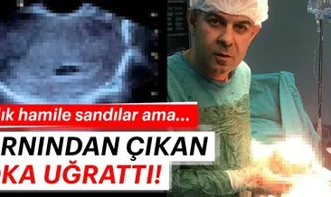 8 aylık hamile sandı doktora gitti! Gördükleri karşısında şok oldular...