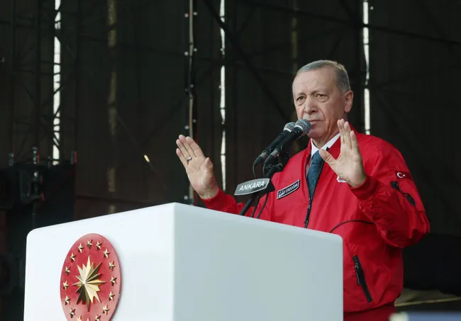 Başkan Erdoğan TEKNOFEST'te: Artık gözünü uzaya diken gençlerimiz var!