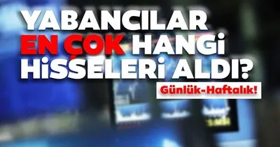 Borsa İstanbul’da günlük-haftalık yabancı payları 25/08/2020