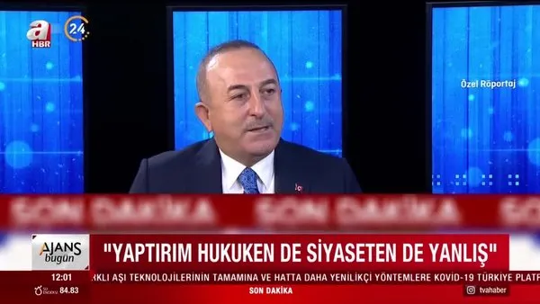 Bakan Çavuşoğlu'ndan ABD'nin yaptırım kararına tepki: 