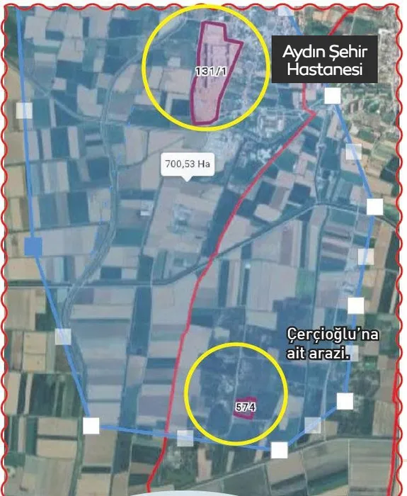 Aydın Şehir Hastanesi'ndeki CHP zulmünün nedeni ortaya çıktı: Eşine ait arazi...