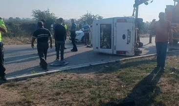 Adana’da feci kaza! Minibüs ile otomobil çarpıştı: Sürücü hayatını kaybetti
