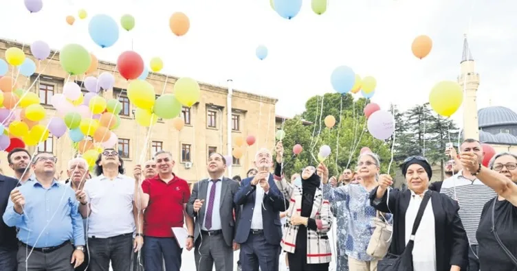 Tedavi parası toplandı mutluluk balonları uçtu