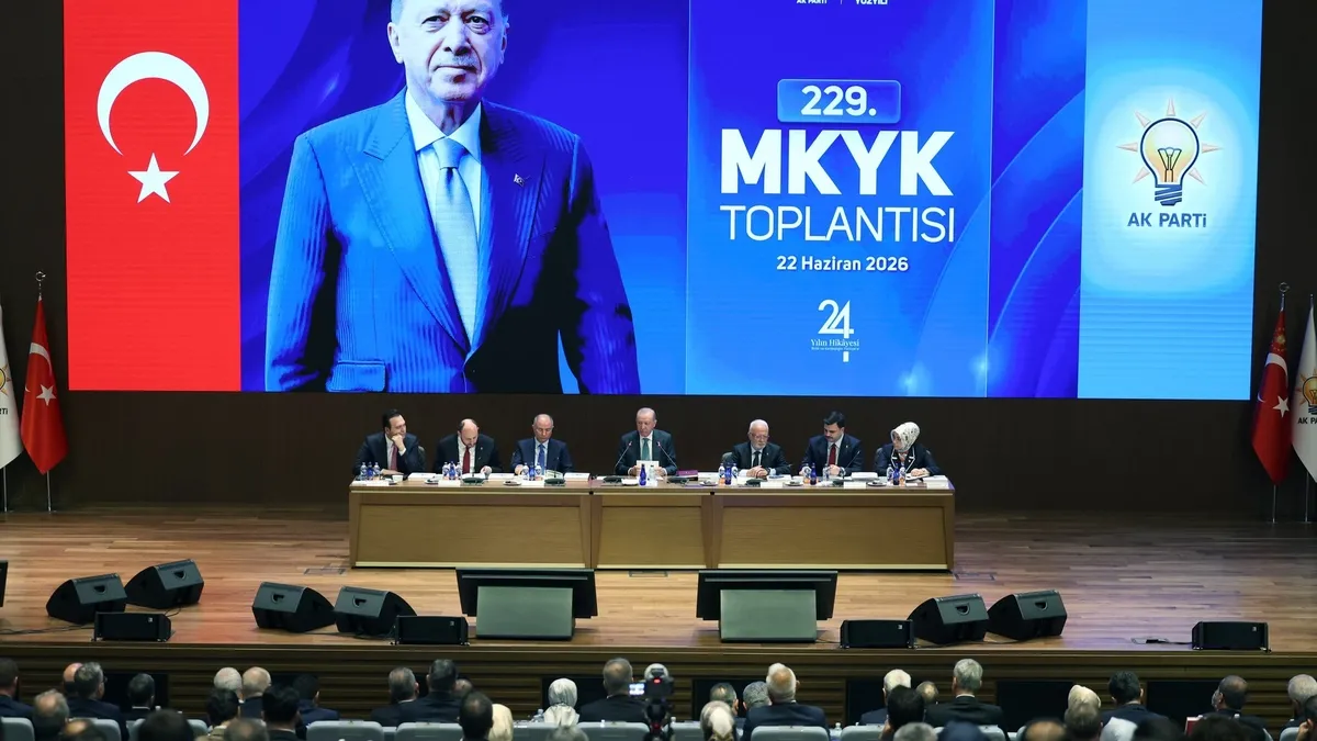 Cumhurbaşkanı Recep Tayyip Erdoğan AK Parti MKYK toplantısına başkanlık ediyor