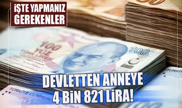 İşsiz anneye 722, çalışana 4.821 lira