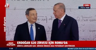 SON DAKİKA: Cumhurbaşkanı Erdoğan G20 Zirvesi için Roma’da