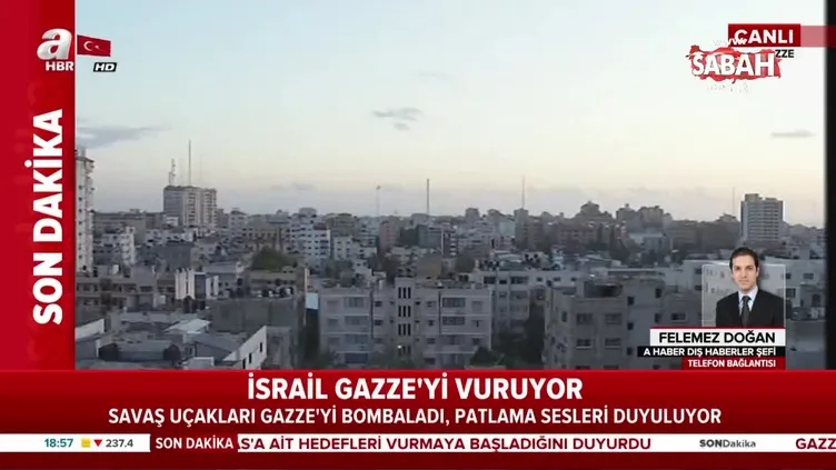 İsrail Gazze'yi vuruyor