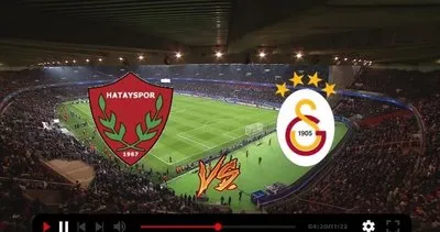 Hatayspor - Galatasaray maçı hangi kanalda? GS maçı canlı yayın hangi kanalda, saat kaçta başlayacak?
