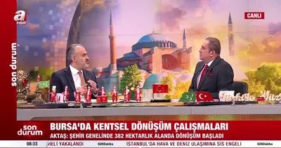 Bursa Büyükşehir Belediye Başkanı Alinur Aktaş: 100 bin konutu dönüştürmeyi hedefliyoruz | Video