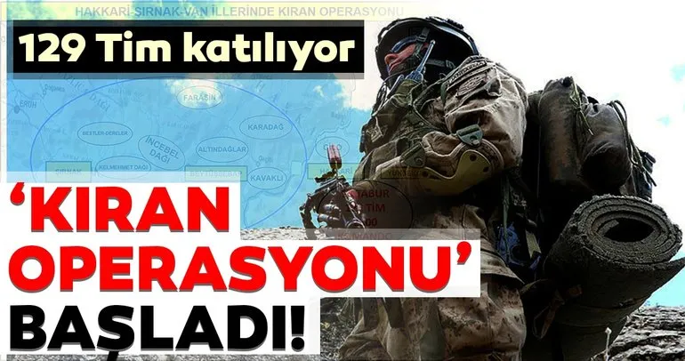 PKK’ya ’Kıran Operasyonu’