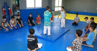 Judo kursu ile minikler şampiyonalara hazırlanıyor