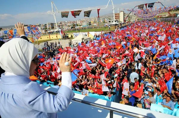 Cumhurbaşkanı Erdoğan'ın Siirt 6. Olağan İl Kongresi'nden yansıyan kareleri