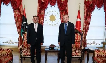 Başkan Erdoğan, Libya Başkanı Dibeybe’yi kabul etti