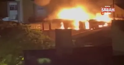Beyoğlu’nda kafeteryanın çatısı alev alev yandı | Video
