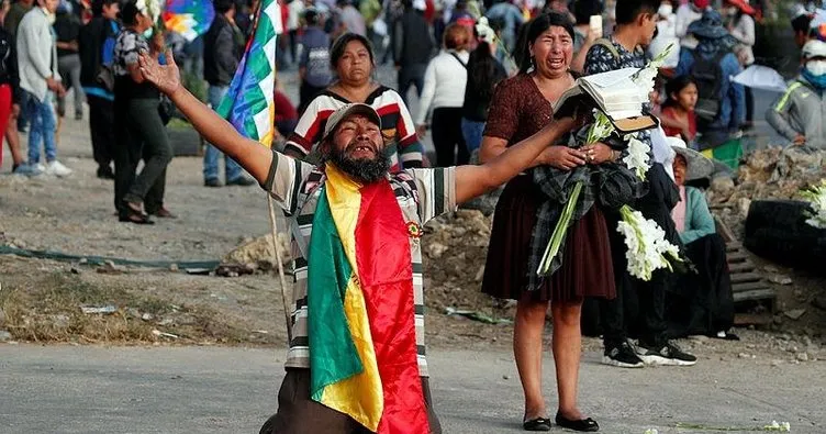 Bolivya’da Morales yanlıları sokakta