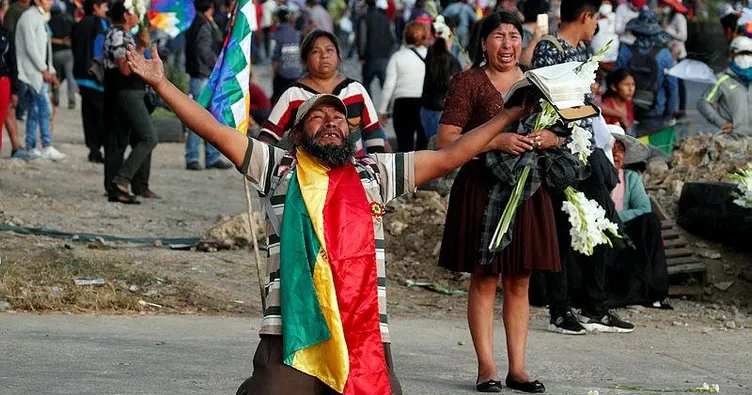 Bolivya’da Morales yanlıları sokakta
