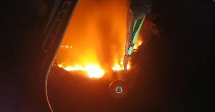 Bodrum’daki yangında gece görüşlü 4 helikopter görevde! Yangın kontrol altına alındı