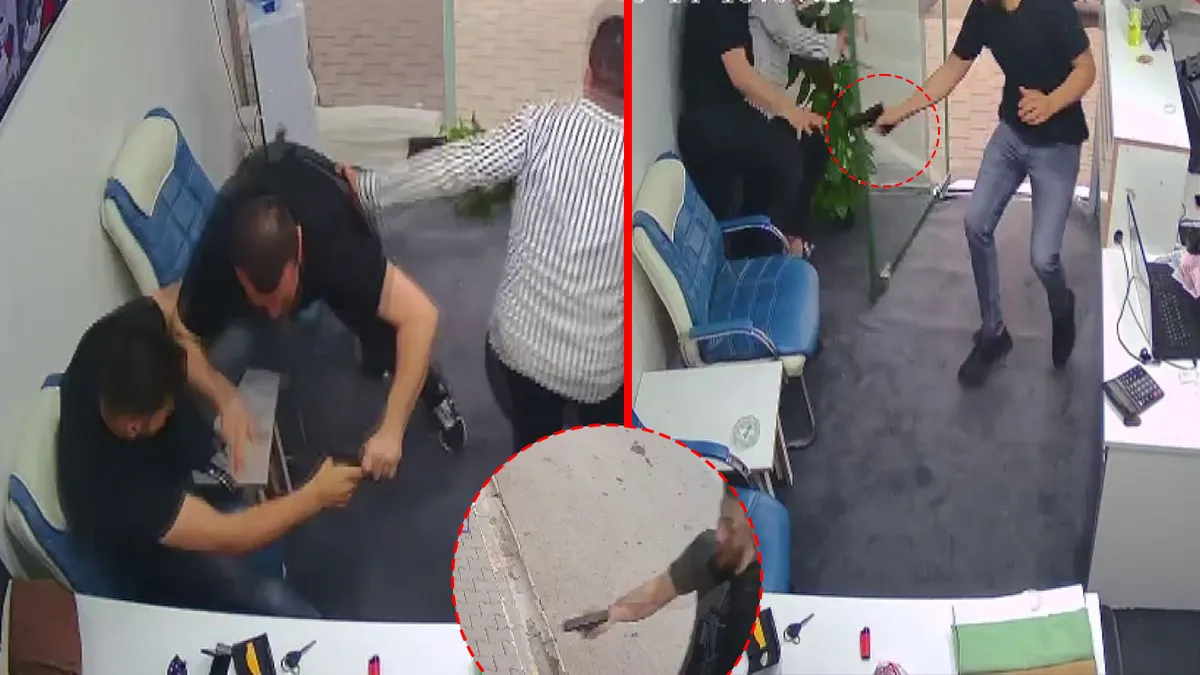 Hatay’da dehşete düşüren anlar! Döviz bürosunu silahla basan husumetlisinin kurşunlarından böyle kaçtı Hatay’da dehşete düşüren anlar! Döviz bürosunu silahla basan husumetlisinin kurşunlarından böyle kaçtı