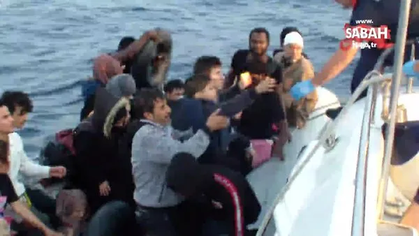 Lastik botla Türkiye'den kaçarak Yunanistan'a gitmeye çalışan 37 kişi böyle yakalandı