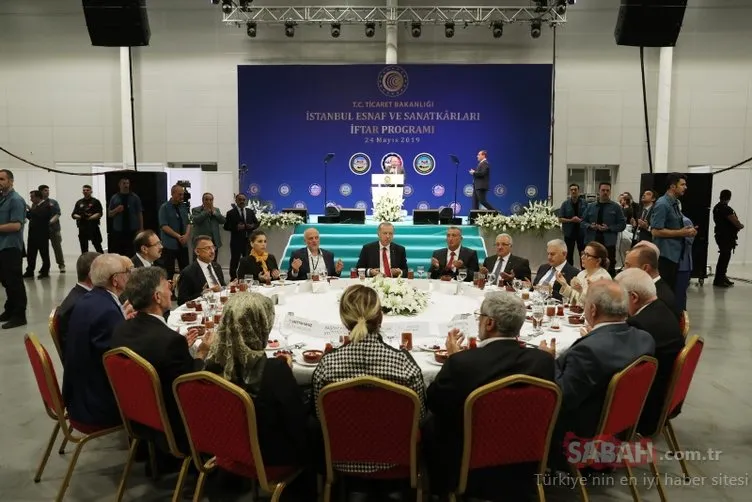 İstanbul’da esnaf ve sanatkarlarla iftar programında konuşan Başkan Erdoğan müjdeler verdi