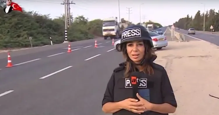 Aşkelon’da ATV-A Haber yayınına müdahale! Fanatik Yahudiler yayını böyle sabote etti