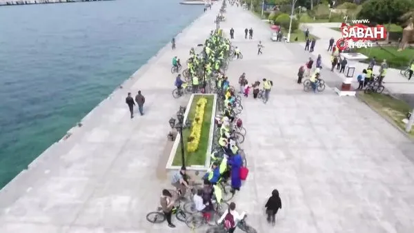 Sinop’ta Geleneksel Yeşilay Bisiklet Turu'nun 9. su düzenlendi